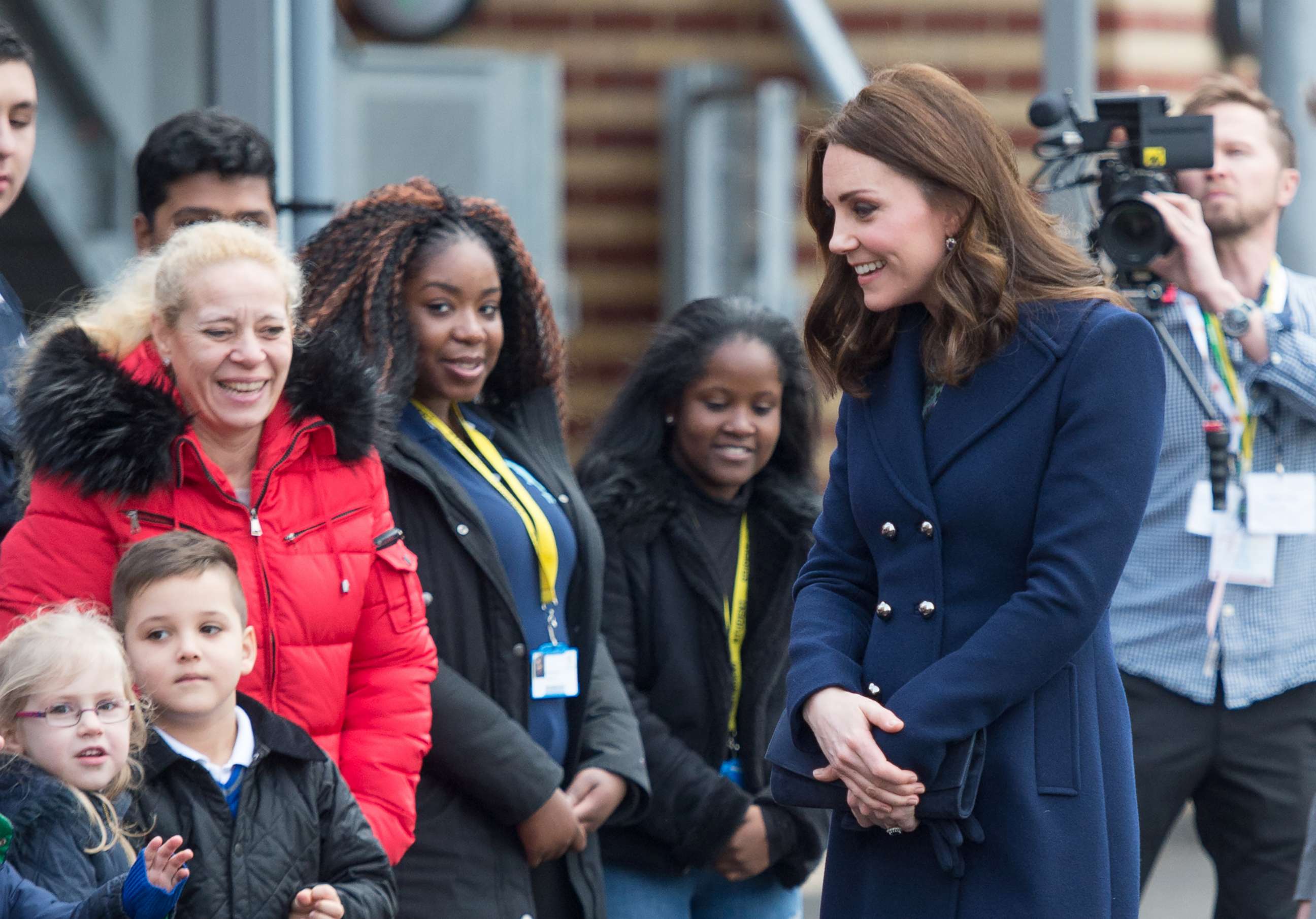 PHOTO: Kate Middleton, the Duchess of Cambridge, visits the Reach Academy, Jan. 10, 2018, in Feltham, London. 