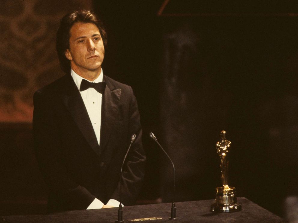 PHOTO: Dustin Hoffman receives Best Actor Oscar for his performance in Kramer vs. Kramer, at the 52nd Annual Academy Awards, April 14, 1980 in Los Angeles.