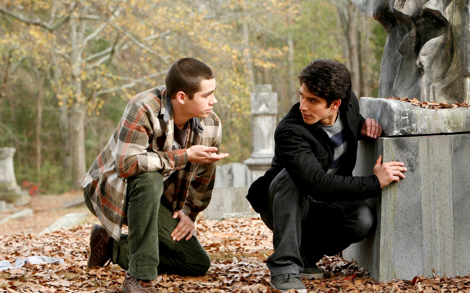 PHOTO: Dylan O'Brien, left, and Tyler Posey in a scene from "Teen Wolf."