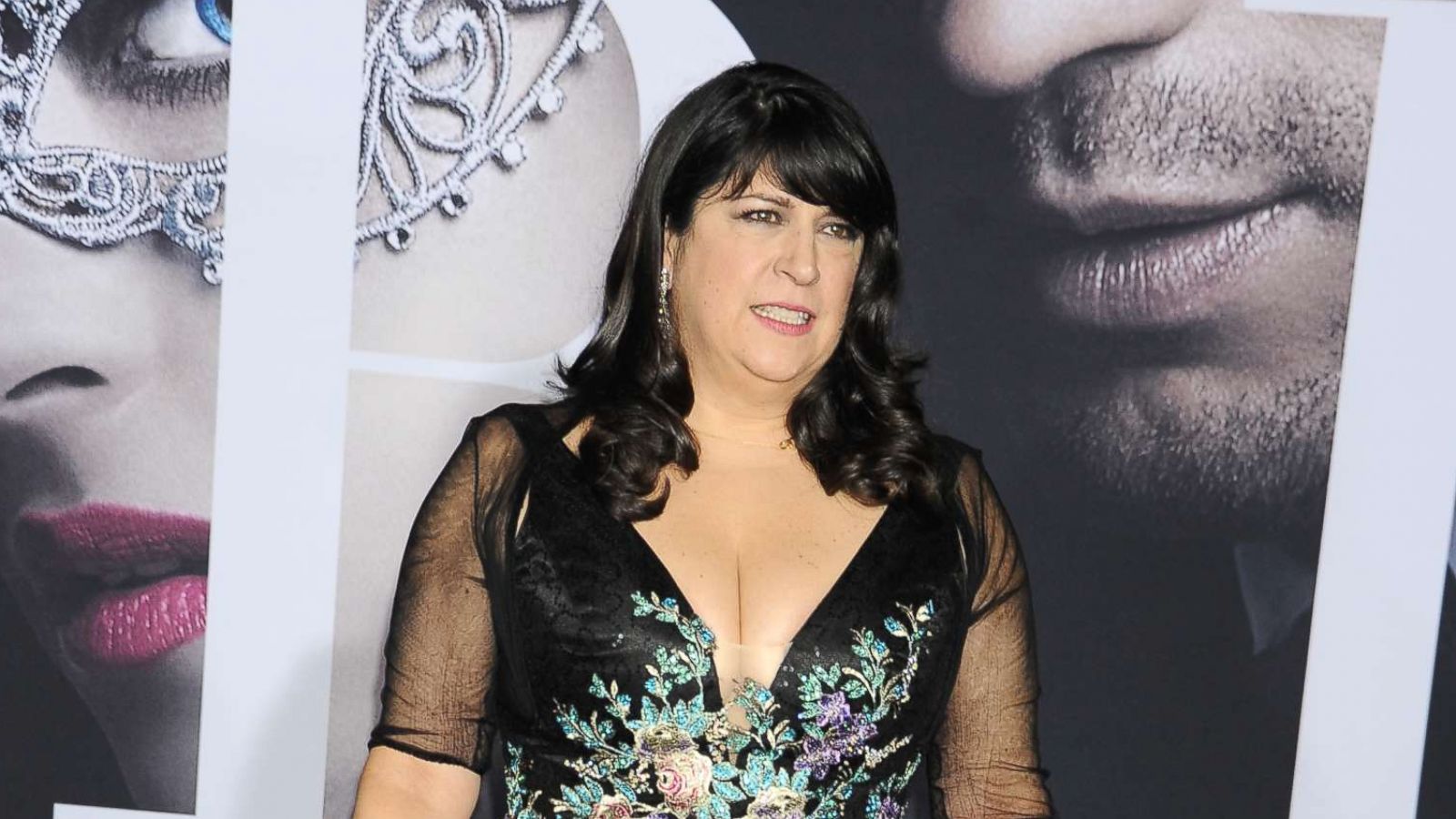 PHOTO: Author E. L. James attends the premiere of Universal Pictures' 'Fifty Shades Darker' at The Theatre at Ace Hotel, Feb. 2, 2017, in Los Angeles.