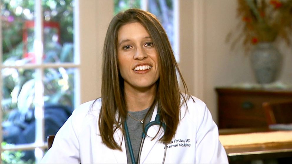 PHOTO: Dr. Elana Fotiou said she was inspired to become a doctor by Ellen Pompeo's character on "Grey's Anatomy."