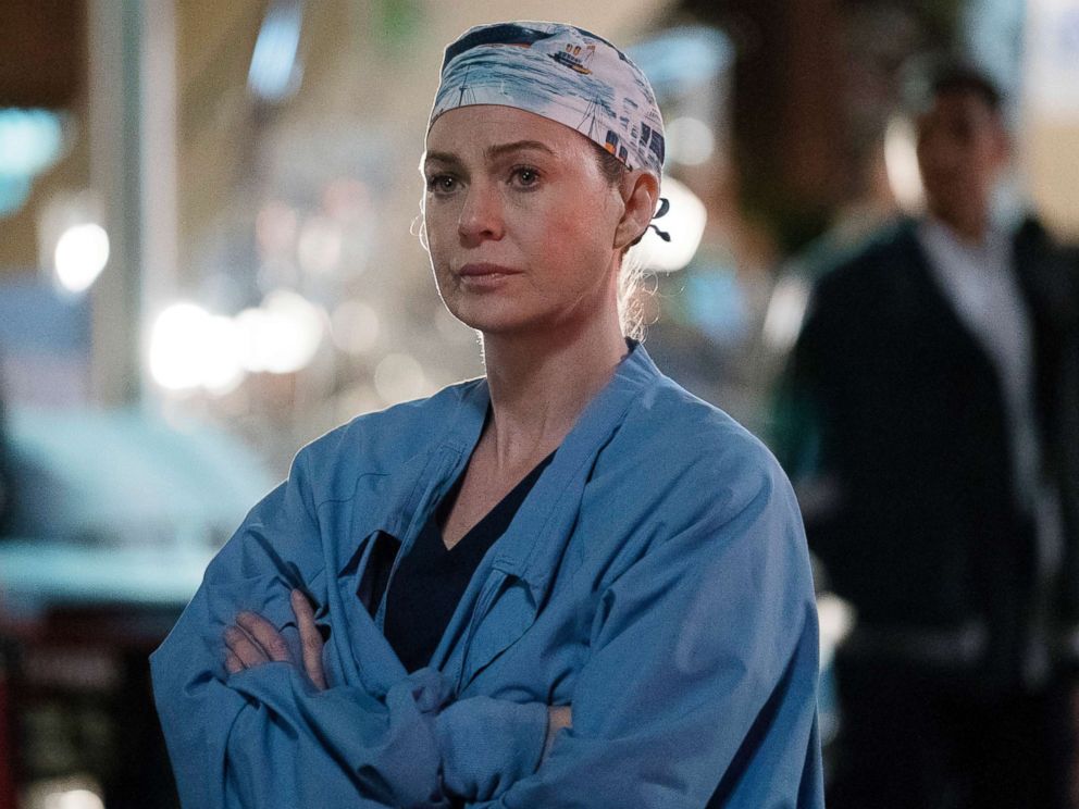 PHOTO: Ellen Pompeo appears in a scene on Greys Anatomy.