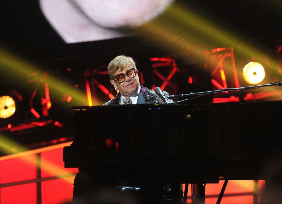 PHOTO: Elton John performs during the Elton John: I'm Still Standing - A Grammy Salute at The Theater at Madison Square Garden in New York City, January 30, 2018.