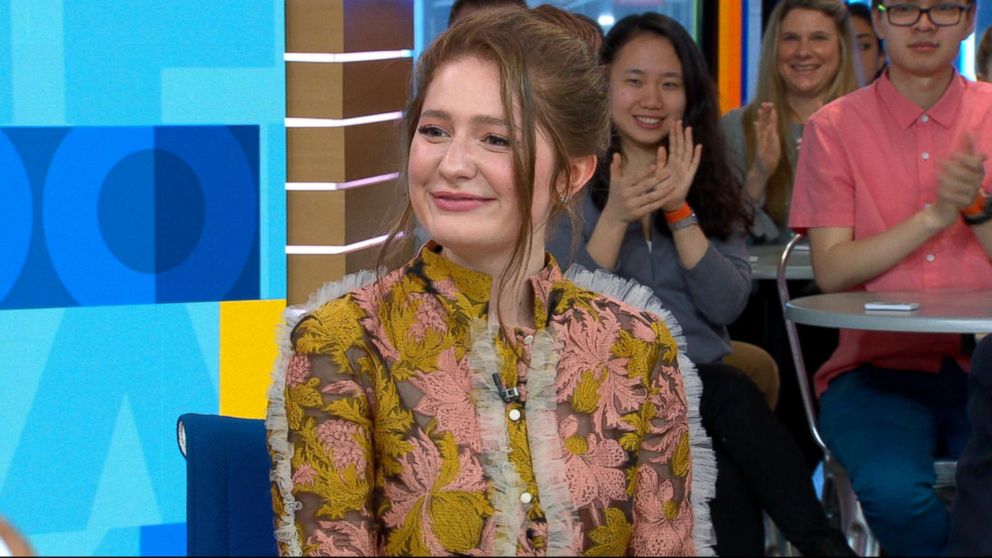 PHOTO: Emma Kenney, 18 stopped by "Good Morning America" on April 4, 2018 to chat about her role as Darlene's daughter on the ABC reboot of "Roseanne."