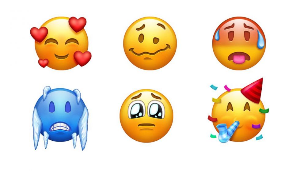 PHOTO: Emojipedia sample images for Emoji 11.0.