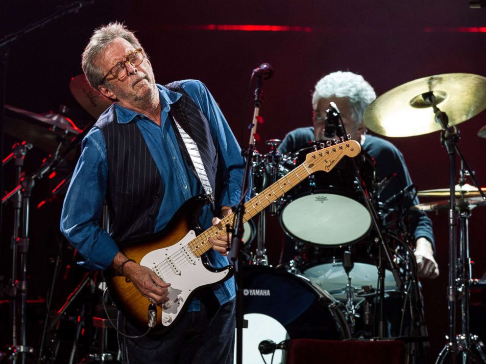 PHOTO: Eric Clapton performs live on stage at Royal Albert Hall, May 14, 2015, in London.
