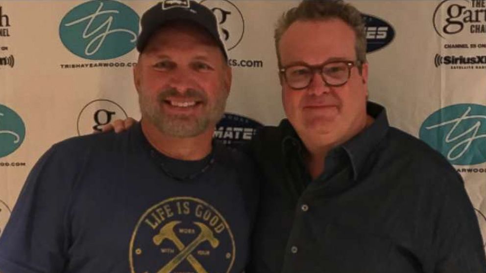 Eric Stonestreet shared this photo of himself with Garth Brokks on his Instagram account, July 29, 2017.