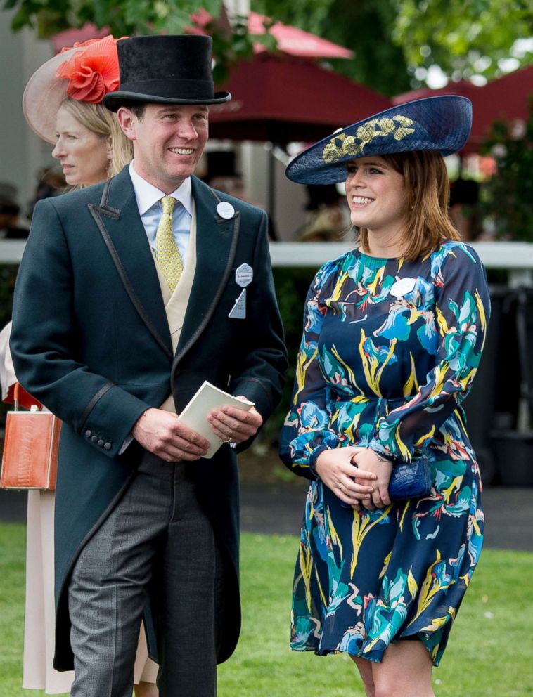 PHOTO: Princess Eugenie and Jack Brooksbank attend Royal Ascot, June 23, 2017 in Ascot, England.