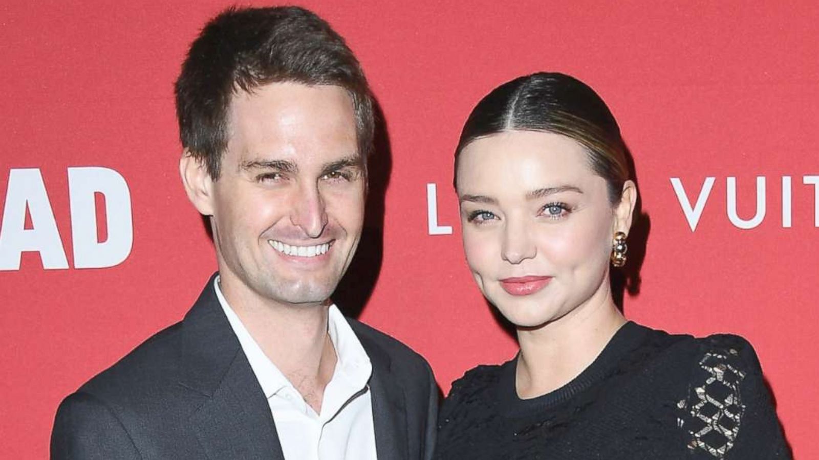 PHOTO: Evan Spiegel and Miranda Kerr attend The Broad And Louis Vuitton Celebrate Jasper Johns: "Something Resembling Truth" at The Broad, Feb. 8, 2018 in Los Angeles.