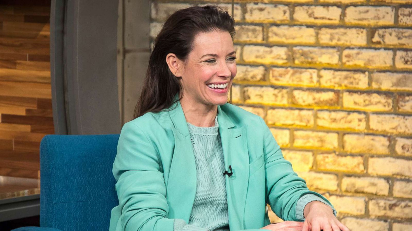 PHOTO: Evangeline Lilly appears on "Popcorn with Peter Travers" at ABC News studios, June 21, 2018, in New York City.