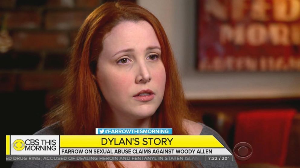 PHOTO: Dylan Farrow appears on "CBS This Morning," Jan. 18, 2018.