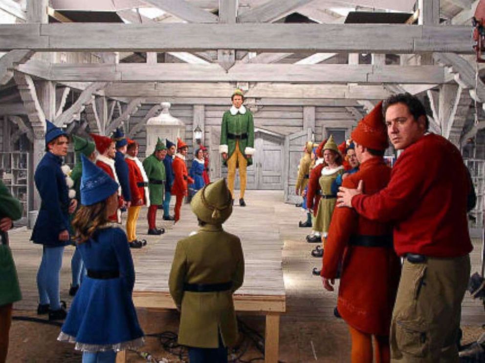 PHOTO: Will Ferrell, Jon Favreau, and Joe MacLeod in "Elf," 2003.