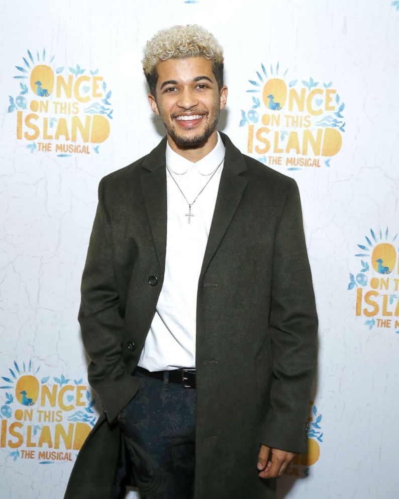 PHOTO: Jordan Fisher attends "Once On This Island" Broadway opening night at Circle in the Square Theatre, Dec. 3, 2017, in New York.