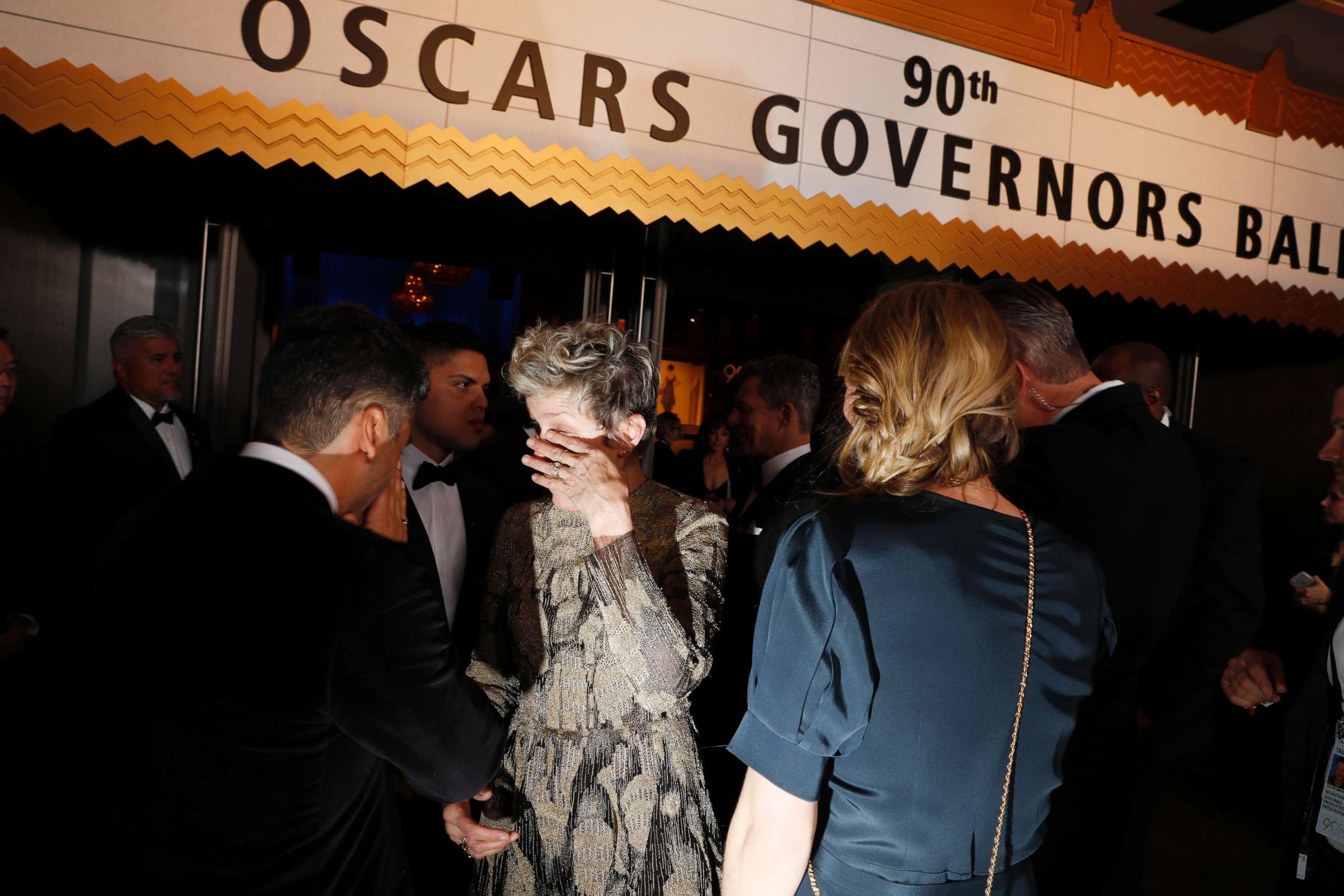 PHOTO: Frances McDormand at the 90th Academy Awards Governors Ball, March 4, 2018, at the Dolby Theatre at Hollywood & Highland Center in Hollywood.