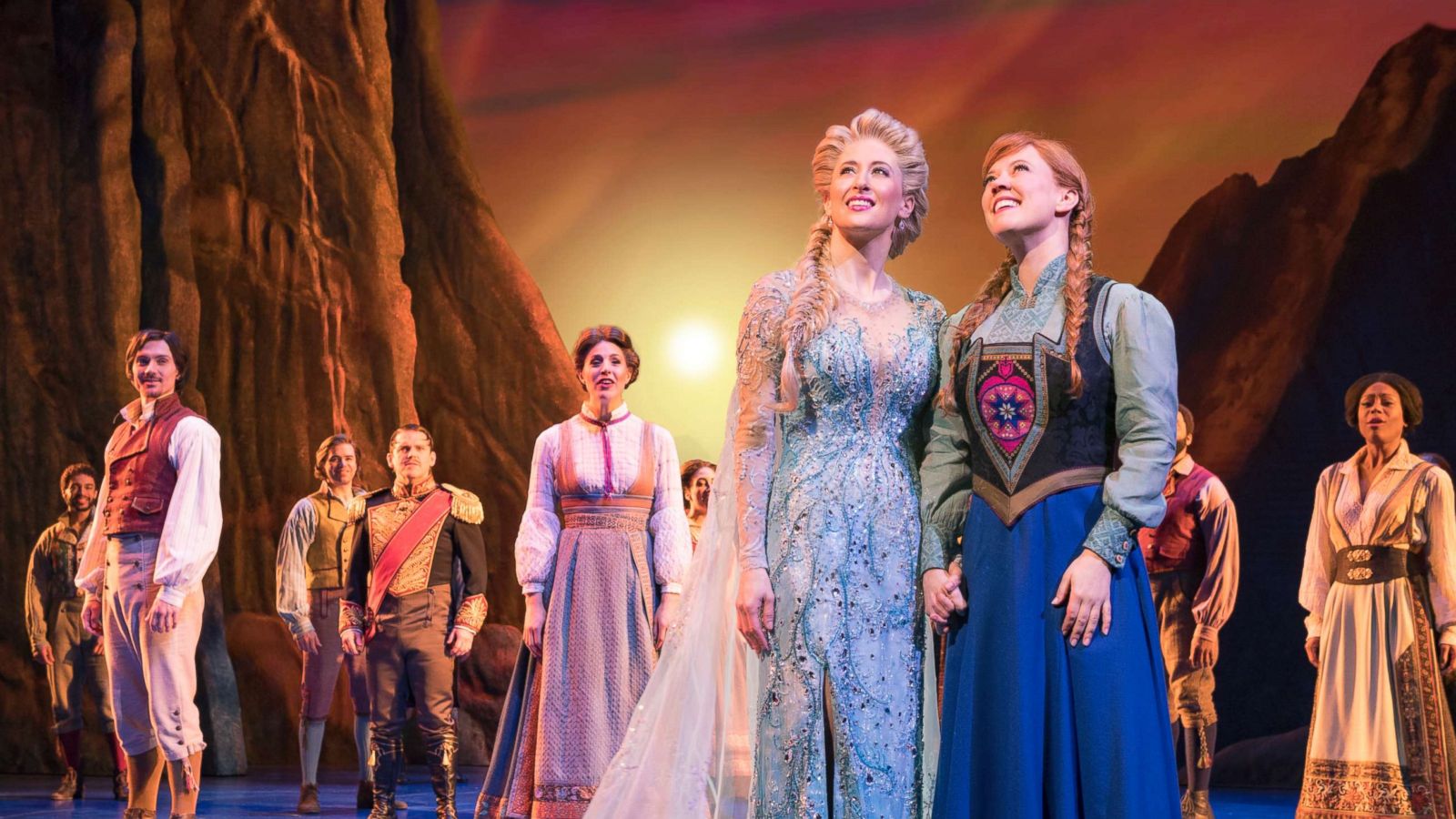 PHOTO: Actors perform during "Frozen: The Broadway Musical."