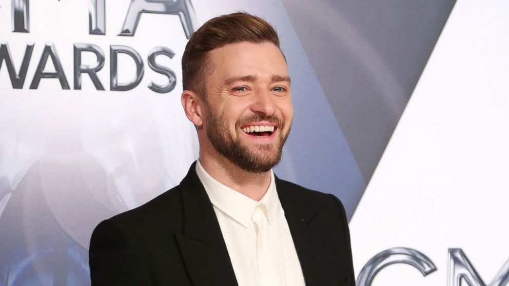 Justin Timberlake attends the 49th annual CMA Awards at the Bridgestone Arena on Nov. 4, 2015 in Nashville, Tenn.