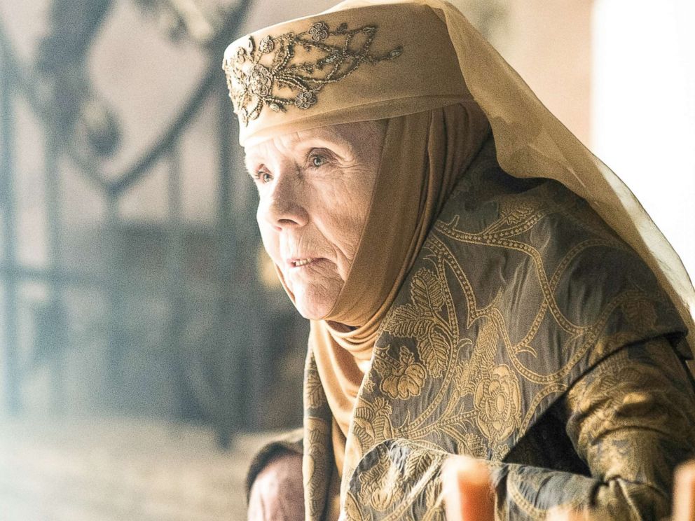 PHOTO: Diana Rigg in the Game of Thrones, Season 5.