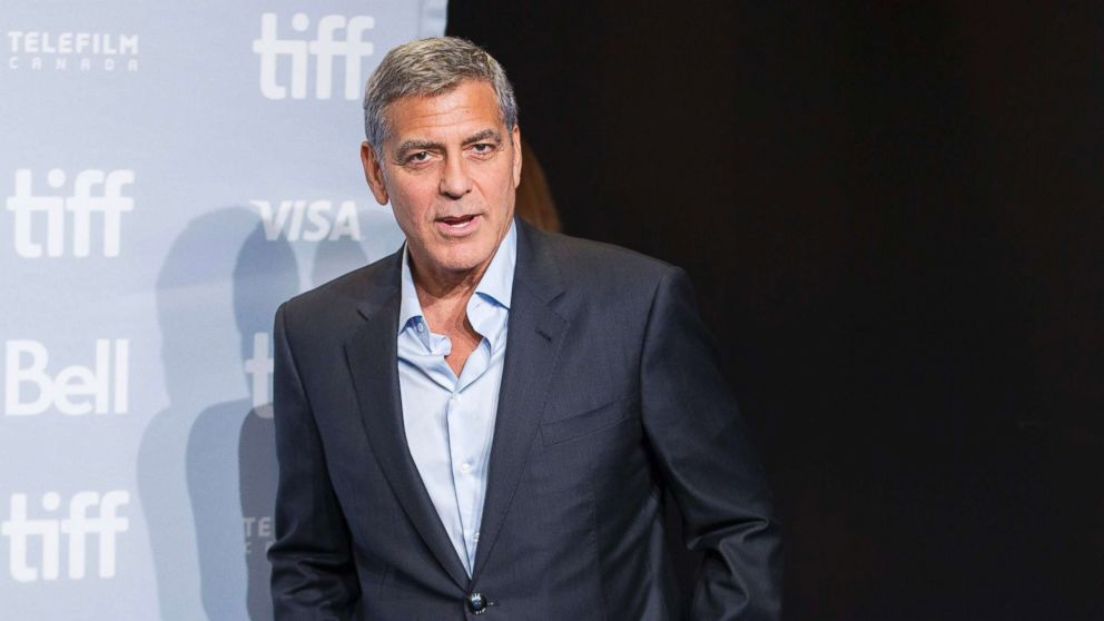 George Clooney arrives for a photo call for 'Suburbicon' at the Toronto International Film Festival in Toronto, Ontario, Sept. 10, 2017. 