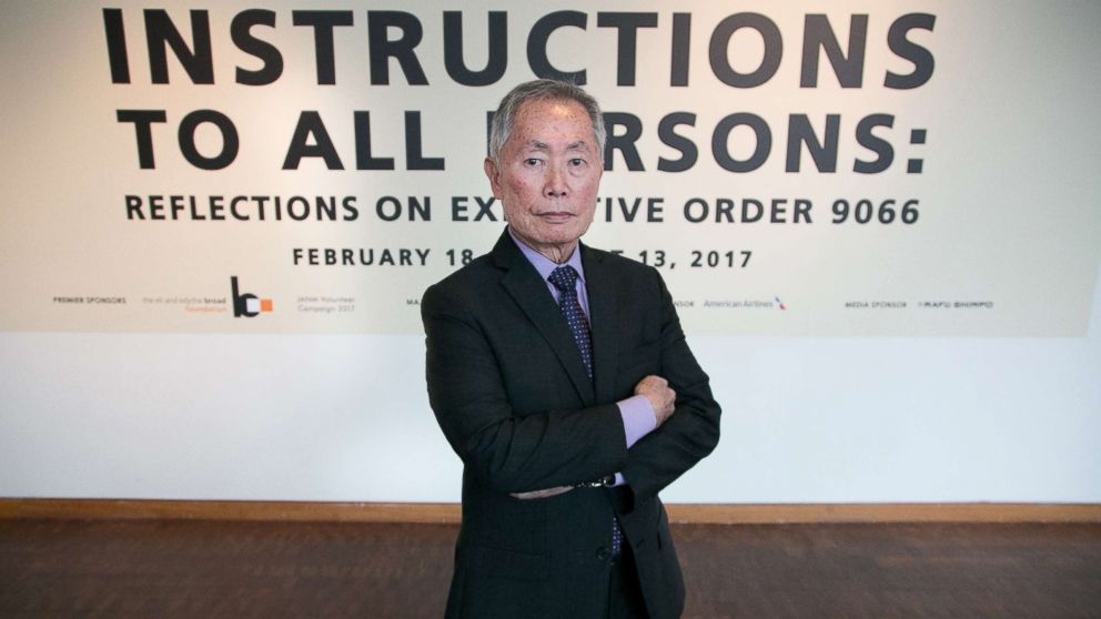 George Takei attends the press conference for The Japanese American National Museum's exhibition "Instructions To All Persons: Reflections On Executive Order 9066" at Japanese American National Museum, Feb. 17, 2017 in Los Angeles.