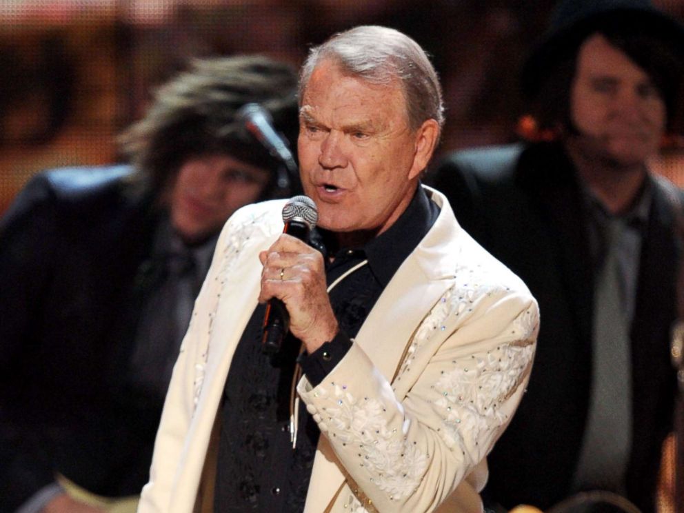PHOTO: Glen Campbell performs onstage at the 54th Annual Grammy Awards held at Staples Center, Feb. 12, 2012, in Los Angeles.