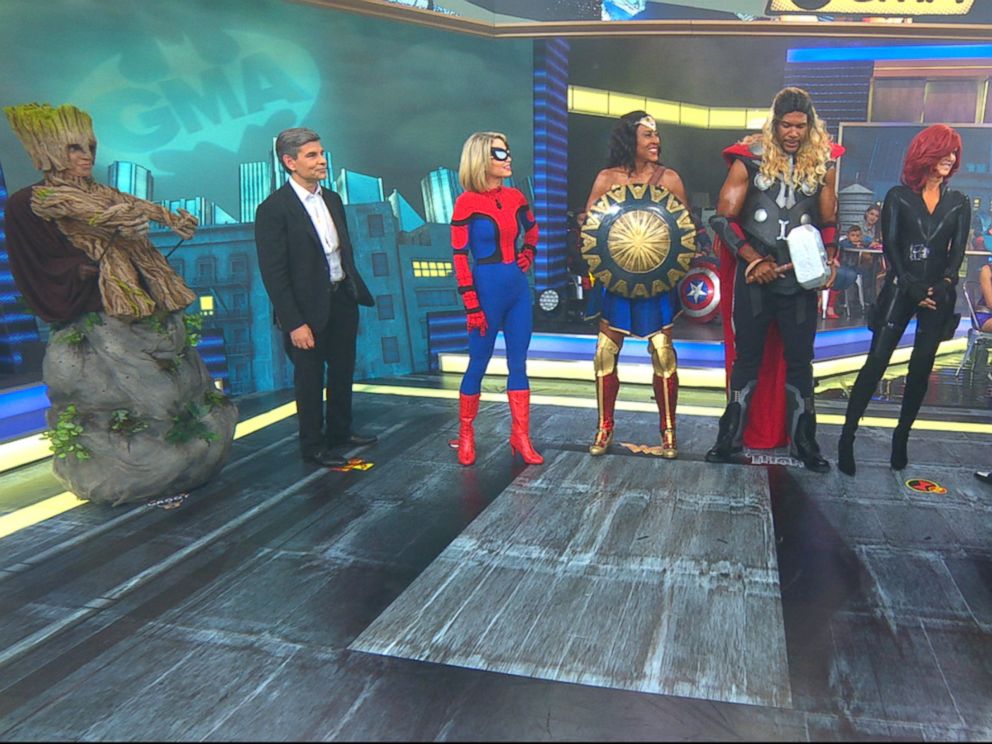 Wonder Woman, Thor, SpiderMan and more superheroes take over 'GMA' for