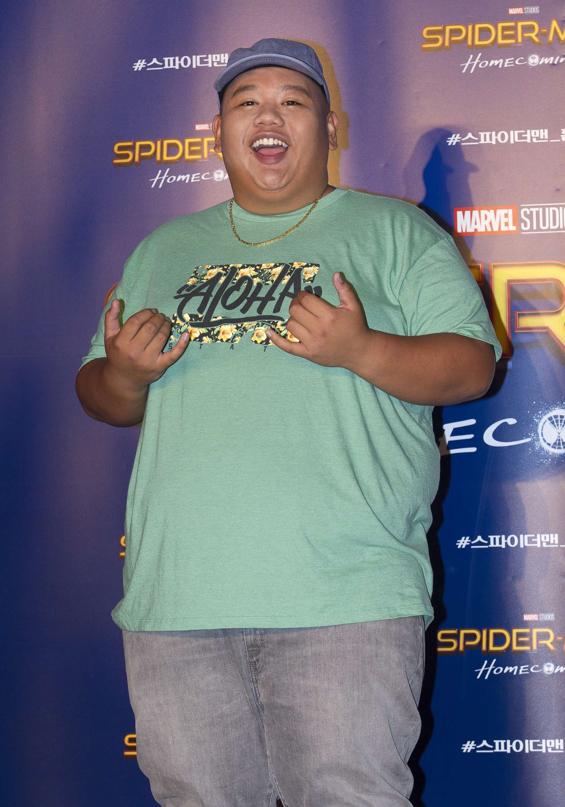 PHOTO: Jacob Batalon attends a press conference to promote new movie "Spider-Man : Homecoming" at Corad Seoul Hotel in Seoul, South Korea, July 3, 2017.