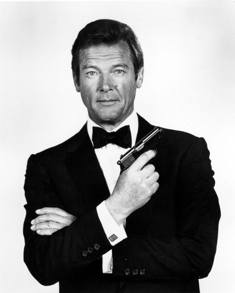 PHOTO: Roger Moore as James Bond, 1980. 