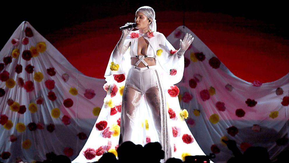 PHOTO: Halsey performs onstage during the 2017 Billboard Music Awards at T-Mobile Arena, May 21, 2017, in Las Vegas, Nevada.