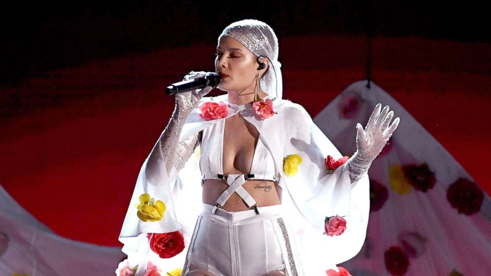 PHOTO: Halsey performs onstage during the 2017 Billboard Music Awards at T-Mobile Arena, May 21, 2017, in Las Vegas, Nevada.