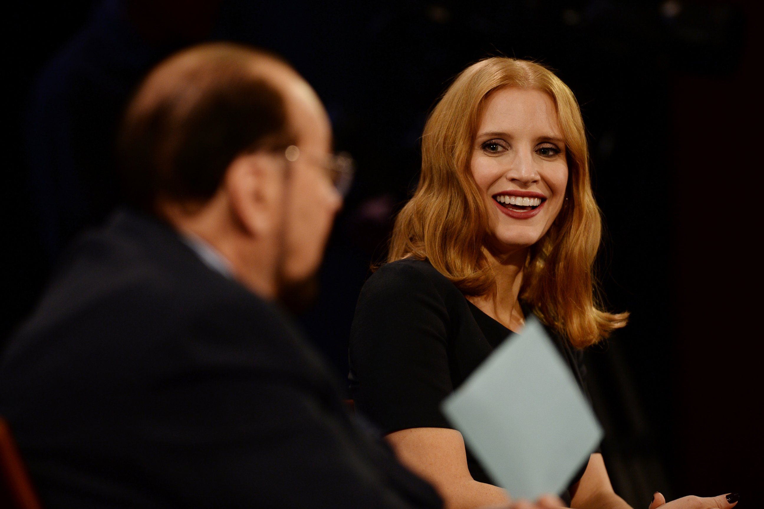 PHOTO: Jessica Chastain is interviewed by host James Lipton on "Inside the Actors Studio," Dec. 4, 2016.