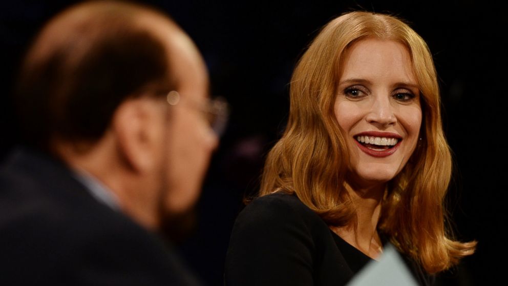 PHOTO: Jessica Chastain is interviewed by host James Lipton on "Inside the Actors Studio," Dec. 4, 2016.