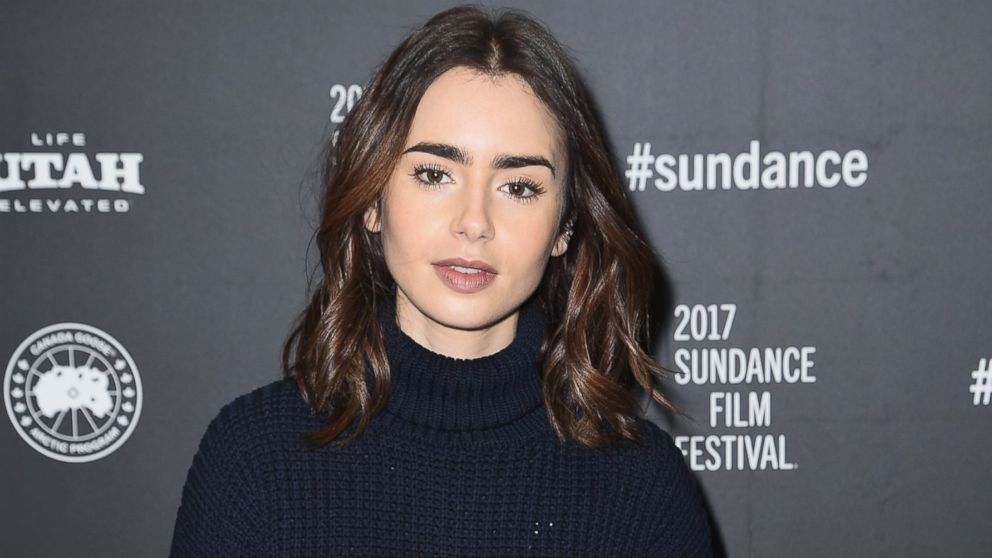 Lily Collins attends the "To The Bone" Premiere at the Sundance Film Festival at Eccles Center Theatre, Jan. 22, 2017, in Park City, Utah. 