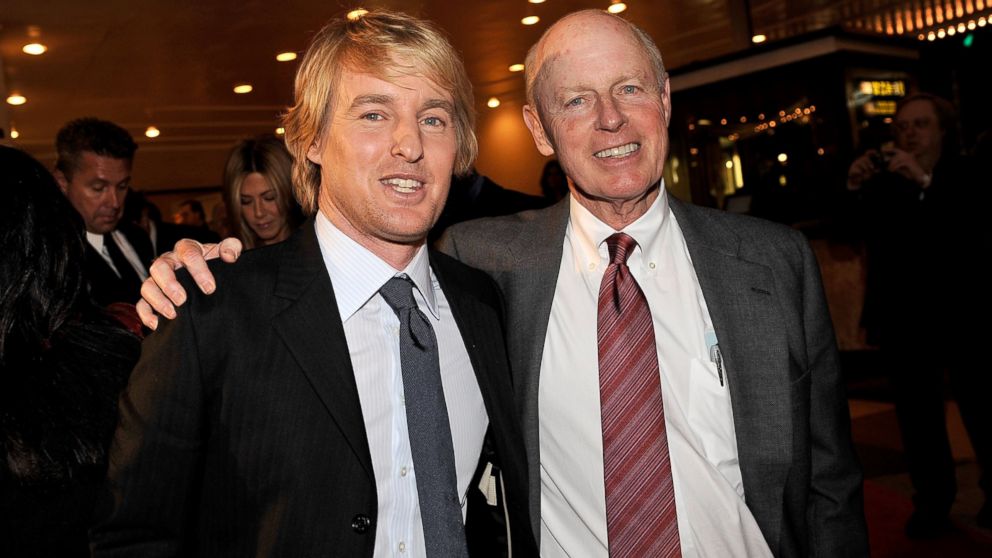 Owen Wilson and his father Robert attend the premiere of 20th Century Fox's 'Marley & Me' held at the Mann Village Theater, Dec. 11, 2008, in Westwood, California.