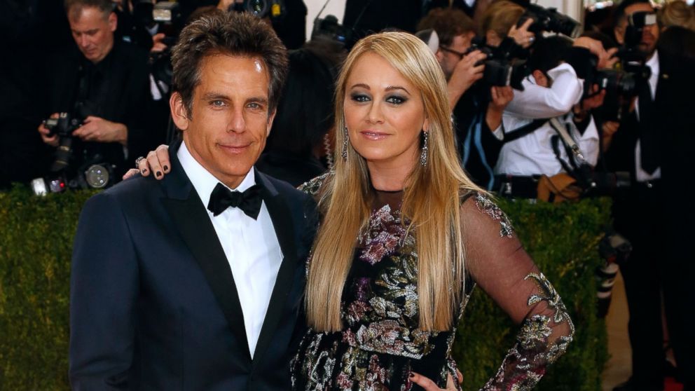 Ben Stiller and Christine Taylor attend "Manus x Machina: Fashion in an Age of Technology", the 2016 Costume Institute Gala at the Metropolitan Museum of Art, May 2, 2016, in New York.  