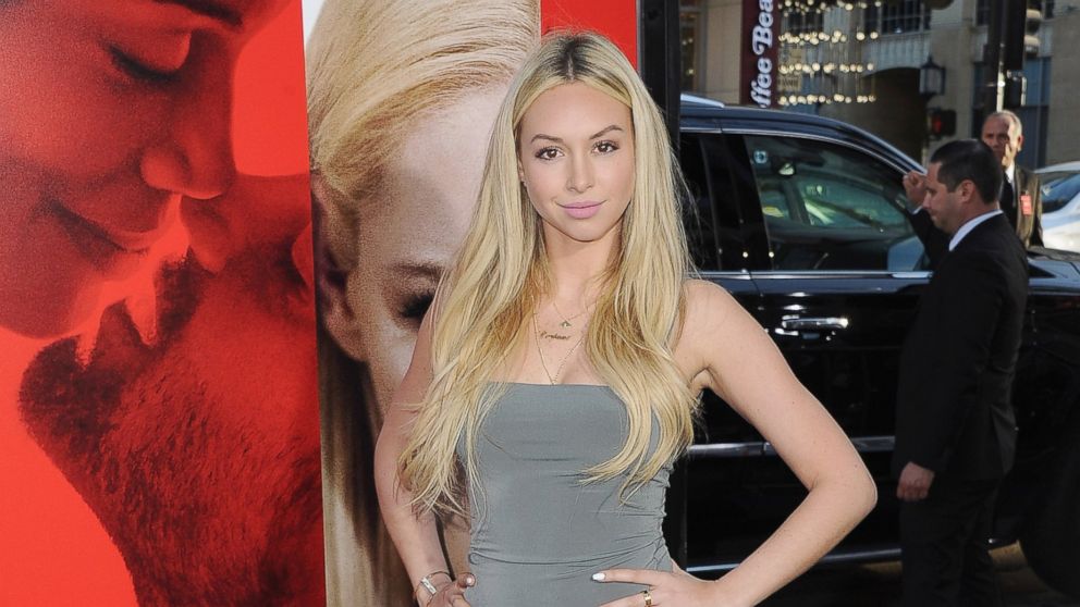 PHOTO: Corinne Olympios arrives at the Los Angeles Premiere of "Unforgettable," April 18, 2017, in Hollywood, Calif. 