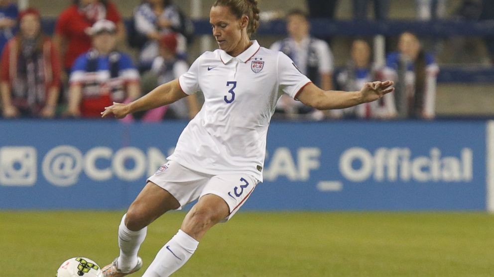 Christine Rampone of United States drives the ball up field against the Trinidad & Tobago in the first half of the CONCACAF Women's Championship USA 2014 on October 15, 2014 at Sporting Park in Kansas City, Kansas. 