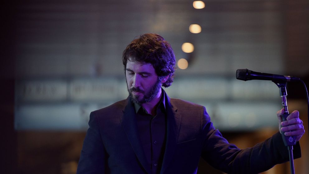 Josh Groban performs songs from his album "Stages" at The Shops at Columbus Circle on April 28, 2015 in New York.