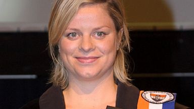 PHOTO: Former tennis player Kim Clijsters