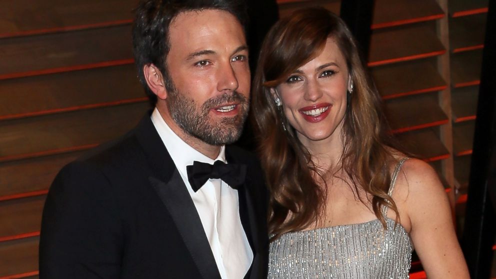 Actor-director Ben Affleck, left, and his wife, the actress Jennifer Garner, attend the 2014 Vanity Fair Oscar Party hosted by Graydon Carter on March 2, 2014 in West Hollywood, California.