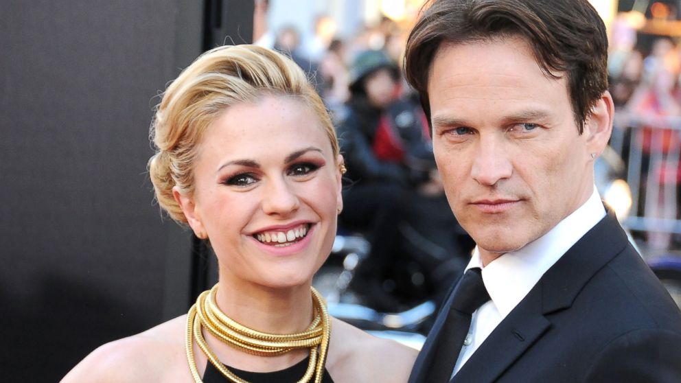 Anna Paquin and Stephen Moyer arrive at HBO's 'True Blood' Final Season Premiere on June 17, 2014 at TCL Chinese Theatre in Hollywood, California.
