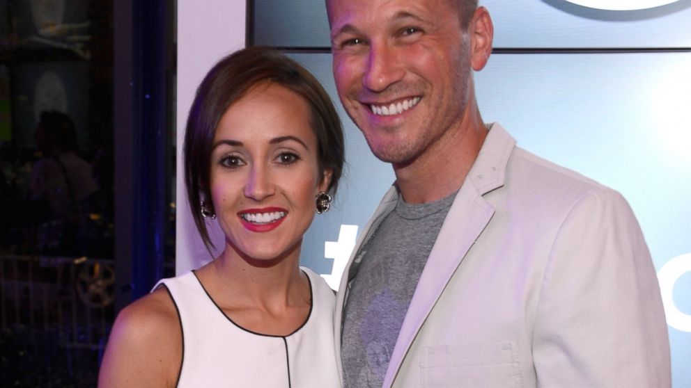  J.P. Rosenbaum and Ashley Hebert are seen at the "Dig In and Do Good" event in New York City on July 11, 2013.