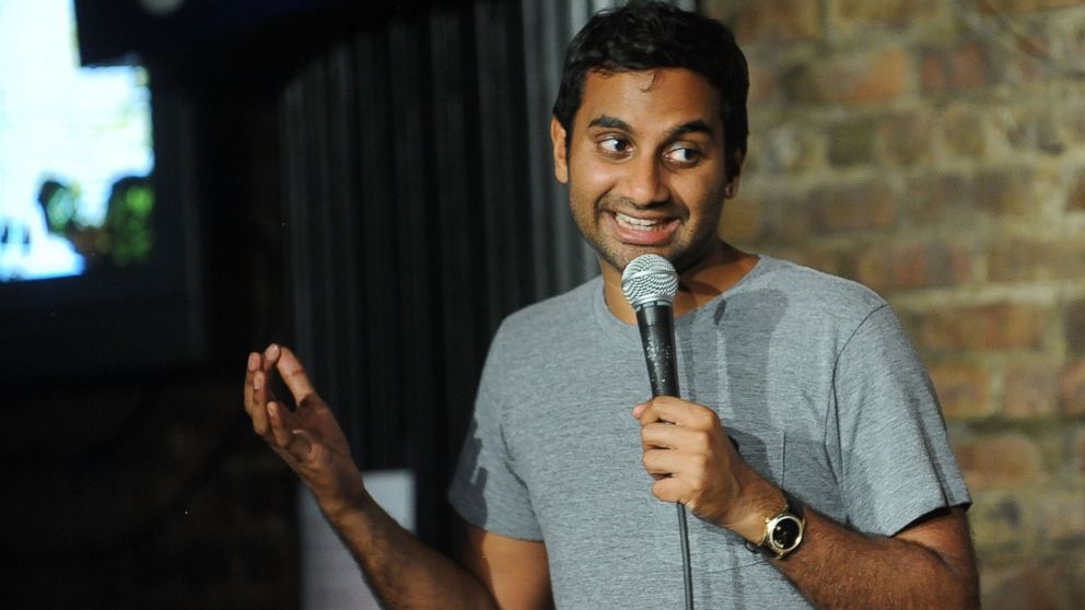 Aziz Ansari performs his "One Night Only" show at The Stress Factory Comedy Club on Aug. 18, 2015 in New Brunswick, N.J.