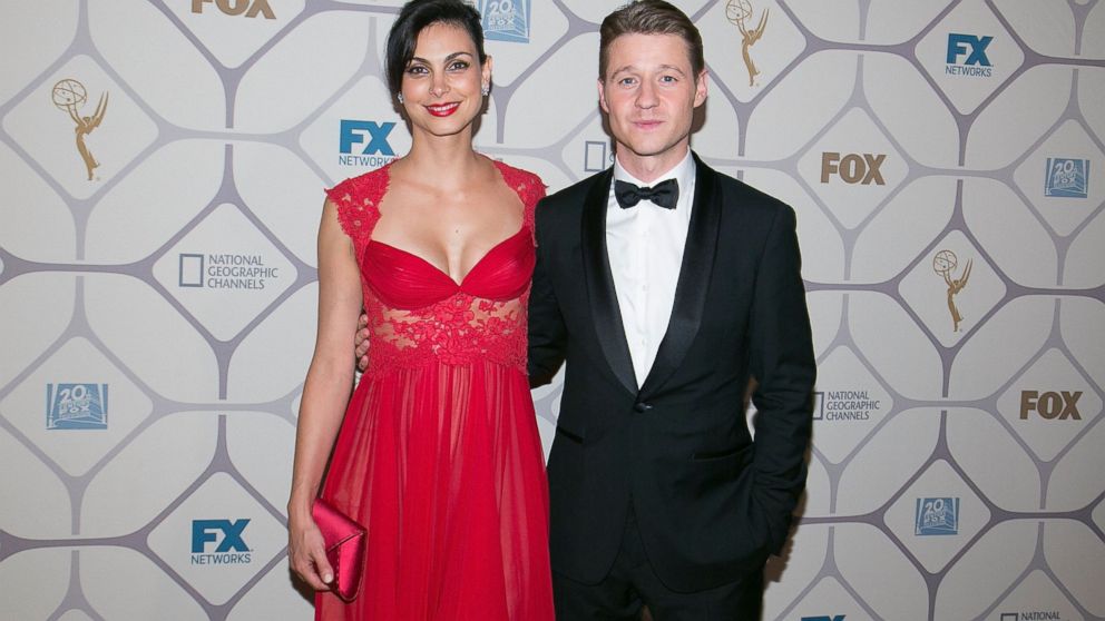 Morena Baccarin and Ben McKenzie arrive for the 67th Primetime Emmy Awards Fox after party on Sept. 20, 2015 in Los Angeles.