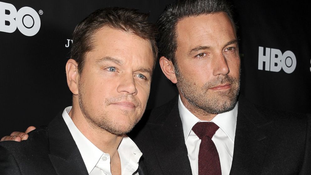 Matt Damon and Ben Affleck attend a "Project Greenlight" event on Nov. 7, 2014 in Hollywood, Calif.