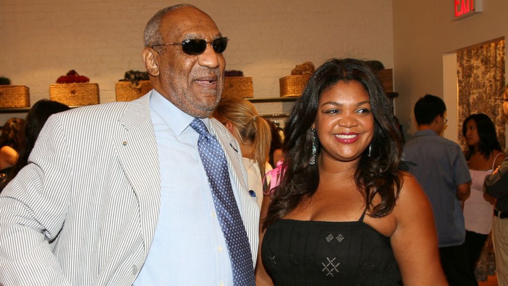 Bill Cosby and his daughter Evin Cosby attend an event in New York City on Aug. 7, 2008.