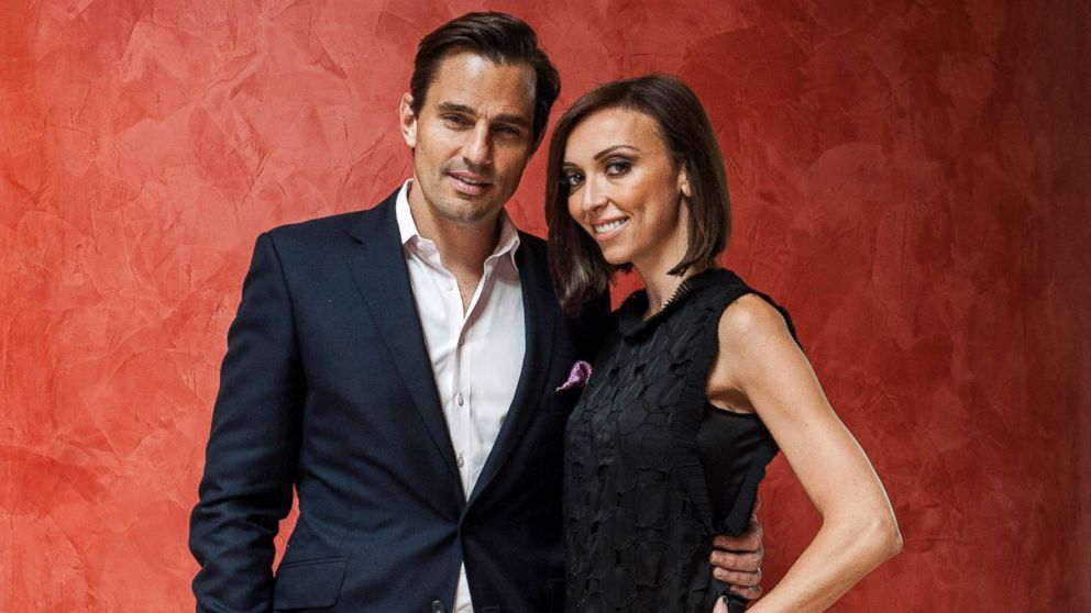 PHOTO: Bill and Giuliana Rancic pose for a portrait at the 2013 Columbus Day luncheon, Oct. 14, 2013, in Washington.