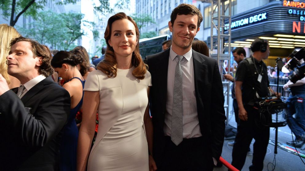 Leighton Meester and Adam Brody attend the 68th Annual Tony Awards at Radio City Music Hall, June 8, 2014 in New York.
