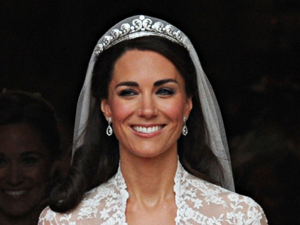 PHOTO: Kate, Duchess of Cambridge following her wedding ceremony on April 29, 2011.