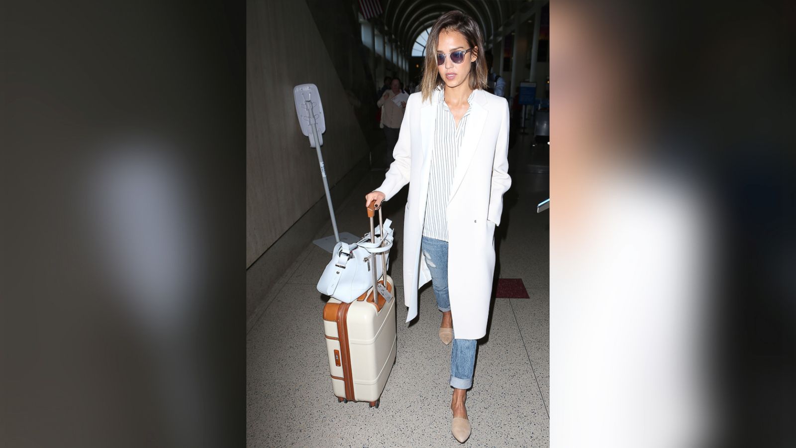 Celebrity Outfit Inspiration: What to Wear to Stay Comfy and Stylish While  Traveling - ABC News