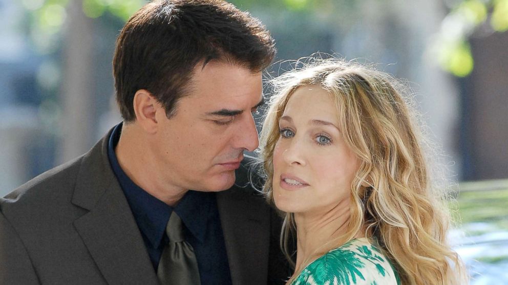 PHOTO: Chris Noth and Sarah Jessica Parker are seen during filming of "Sex and The City: The Movie" in New York City on Sept. 19, 2007.